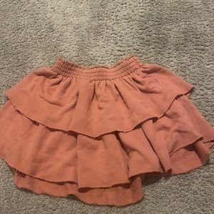orange aerie skirt NWT
